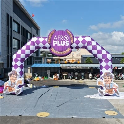 Arco inflável em formato de Oktoberfest impresso personalizado