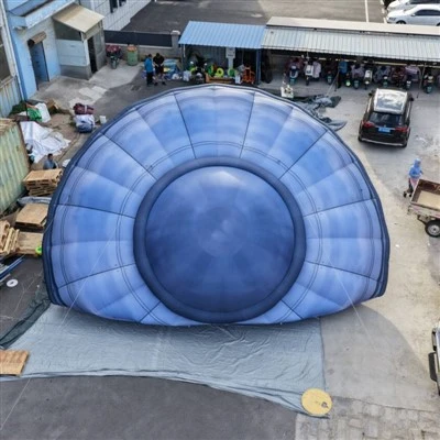 Modelo de disco voador inflável gigante de OVNI