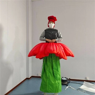 Fantasia inflável de desfile de flores