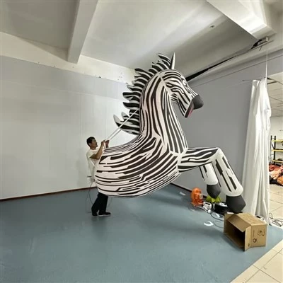 Zebra inflável